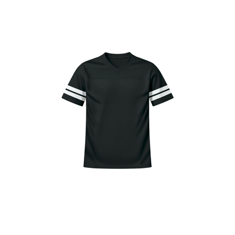 Youth Football Jersey – Fan-Style Mesh with Sublimated Stripes