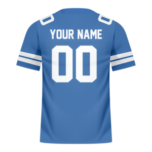 light blue football jersey