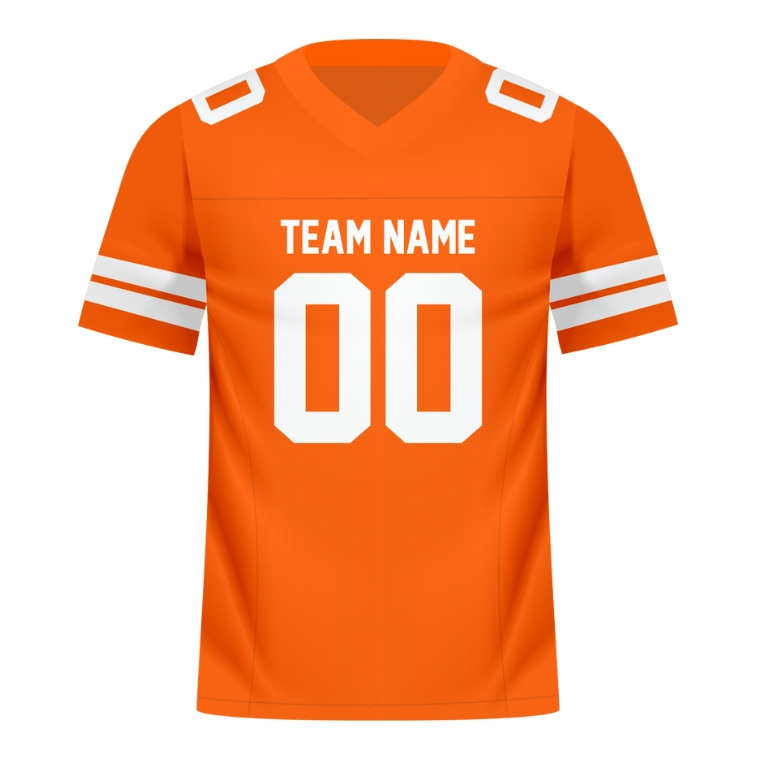 orange football jersey