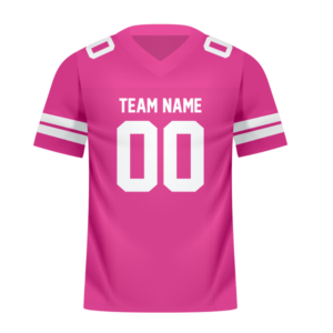 pink football jersey