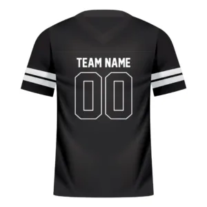 custom football jersey black