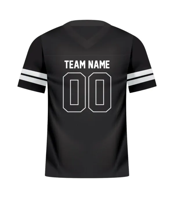 custom football jersey black