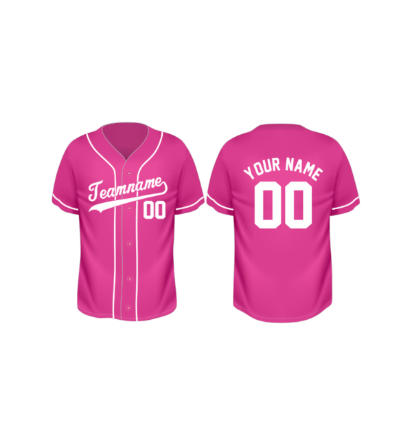 pink baseball jersey for girls